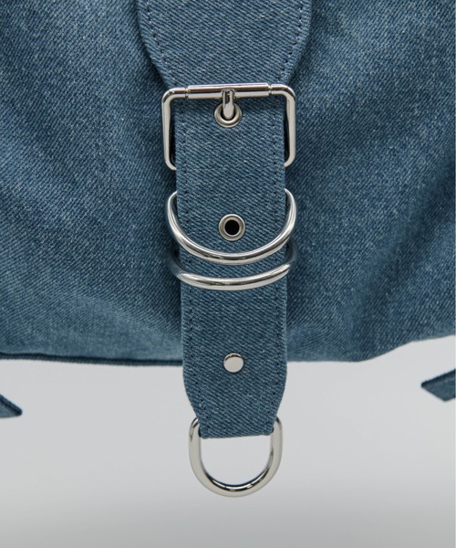 Carmelo(カーメロ)の「'Le reve' crystal denim medium bag(ショルダーバッグ・レディース・インディゴブルー/ブラック・FREE)」の7枚目の写真