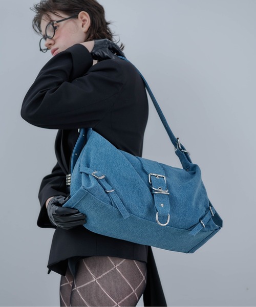 Carmelo(カーメロ)の「'Le reve' crystal denim medium bag(ショルダーバッグ・レディース・インディゴブルー/ブラック・FREE)」の22枚目の写真