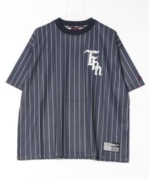 FUBU | 【FUBU】Mesh Stripe T-shirts/メッシュ/ストライプTシャツ/半袖/メンズ(Tシャツ/カットソー)