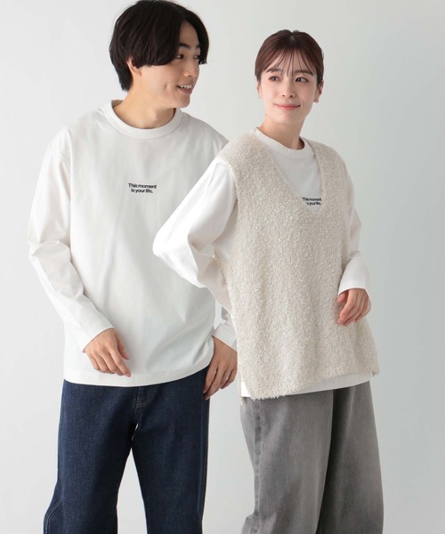 セール】サラサラ快適DRYプリントT/長袖/147300（Tシャツ/カットソー