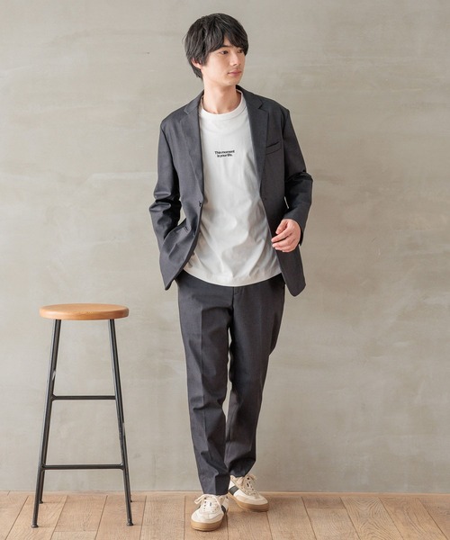 GLOBAL WORK(グローバルワーク)の「サラサラ快適DRYプリントT/長袖/147300(Tシャツ/カットソー・メンズ・ホワイト/ホワイト系その他6/ホワイト系その他7/ブラック・X-LARGE/SMALL/MEDIUM/LARGE)」の8枚目の写真