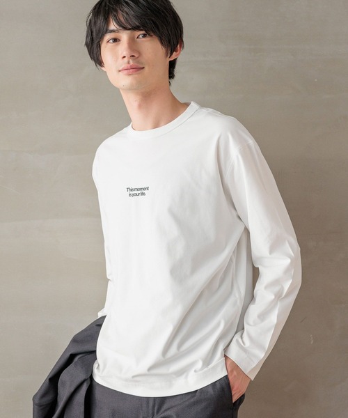 【関税込み】CHLOe NARDIN ブラウン グラフィックTシャツ T-CRAU Stretch jersey top with Livestream print｜マルチ