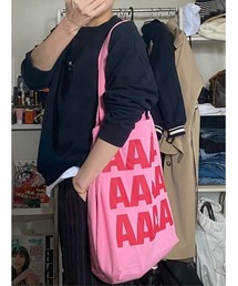 &. NOSTALGIA（アンドドットノスタルジア）の「【ZOZO限定】＠tinda_fashionコラボ Aトートバッグ（トートバッグ）」