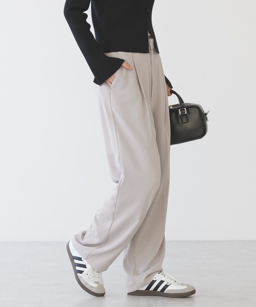 【美品】SAINT LAURENT \"ハイウエストスラックス\" 美品】SAINT LAURENT PARIS