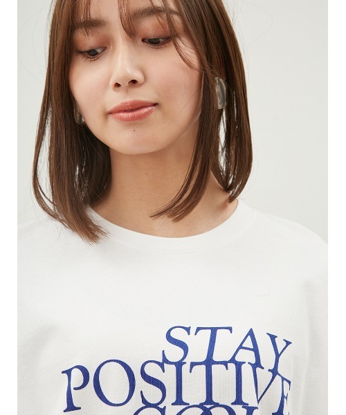 Mila Owen（ミラオーウェン）の「グラフィックロンT【手洗い可能】（Tシャツ/カットソー・レディース・レッド/ピンク/ブルー・FREE）」の10枚目の写真
