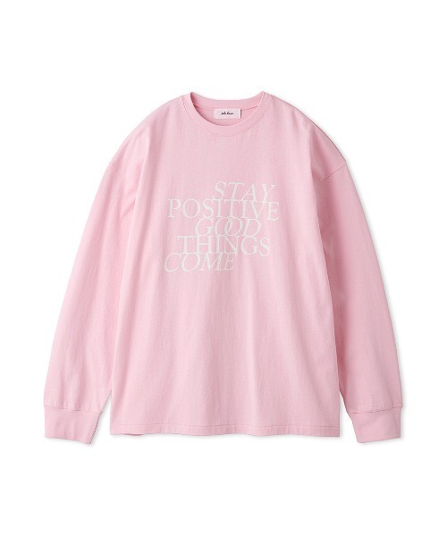 Mila Owen（ミラオーウェン）の「グラフィックロンT【手洗い可能】（Tシャツ/カットソー・レディース・レッド/ピンク/ブルー・FREE）」の18枚目の写真