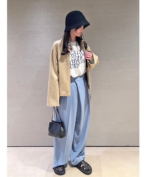 Mila Owen（ミラオーウェン）の「グラフィックロンT【手洗い可能】（Tシャツ/カットソー・レディース・レッド/ピンク/ブルー・FREE）」の20枚目の写真