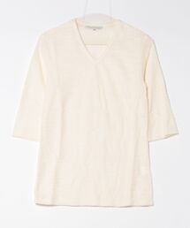 【W】【it】【Growth by Grail】Vネックデザイン7分カットソー