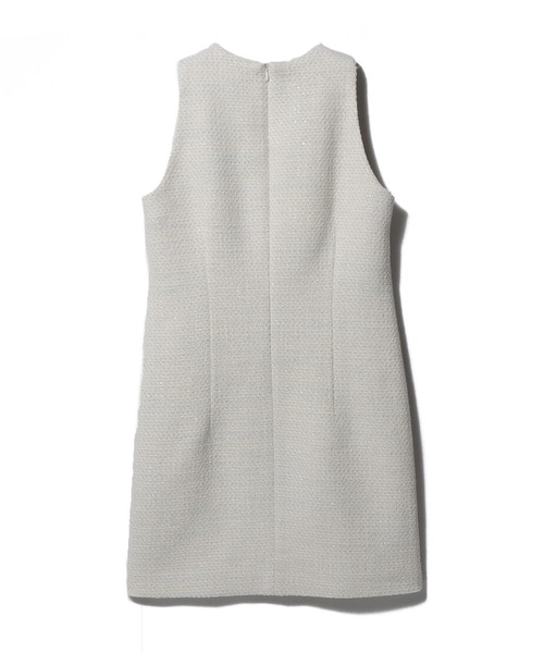 ESTNATION（エストネーション）の「ESTNATION / ミックスツイードワンピース（ワンピース・レディース・アイボリー・36/38）」の4枚目の写真