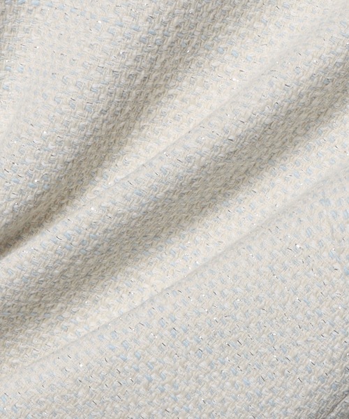 ESTNATION（エストネーション）の「ESTNATION / ミックスツイードワンピース（ワンピース・レディース・アイボリー・36/38）」の2枚目の写真