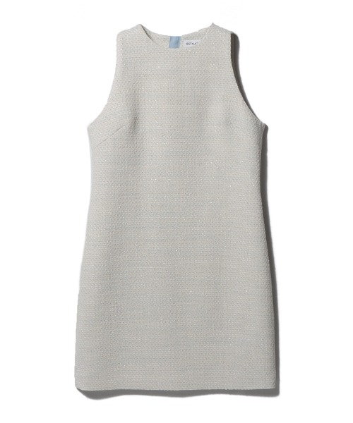 ESTNATION（エストネーション）の「ESTNATION / ミックスツイードワンピース（ワンピース・レディース・アイボリー・36/38）」の7枚目の写真