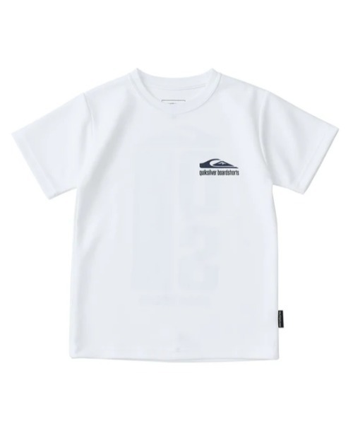Quiksilver（クイックシルバー）の「QUIK DROP SS YOUTH /クイックシルバーキッズバックプリント半袖ラッシュガード（水着）（ラッシュガード・キッズ・ホワイト/ブラック/チャコールグレー・160/130/140/150）」の4枚目の写真