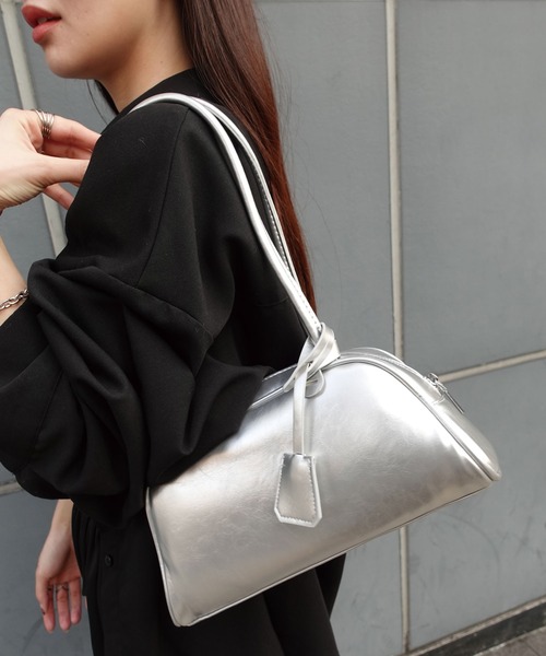 CORNERS(コーナーズ)の「ロングハンドバッグ(ハンドバッグ・レディース・シルバー/アイボリー/ブラック/ブラウン・FREE)」の4枚目の写真