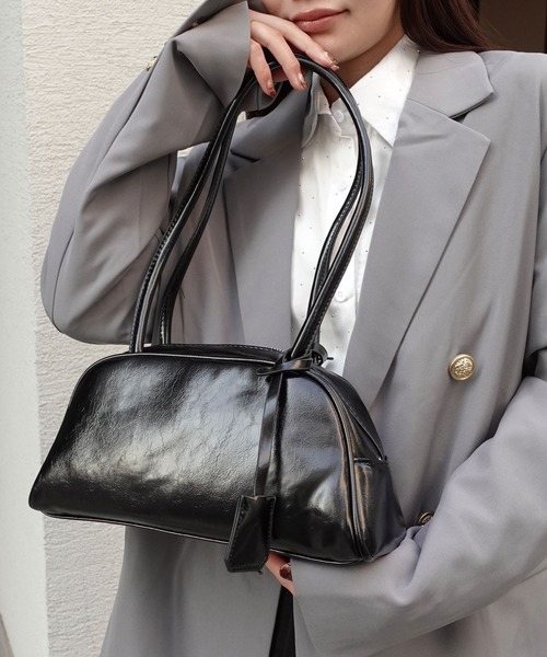 ✨美品✨ マッキントッシュ シンプソンロンドン 別注 レザー ビジネスバッグ 黒 083258_04.jpg