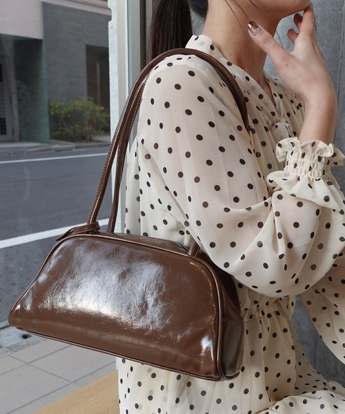 CORNERS(コーナーズ)の「ロングハンドバッグ(ハンドバッグ・レディース・シルバー/アイボリー/ブラック/ブラウン・FREE)」の20枚目の写真