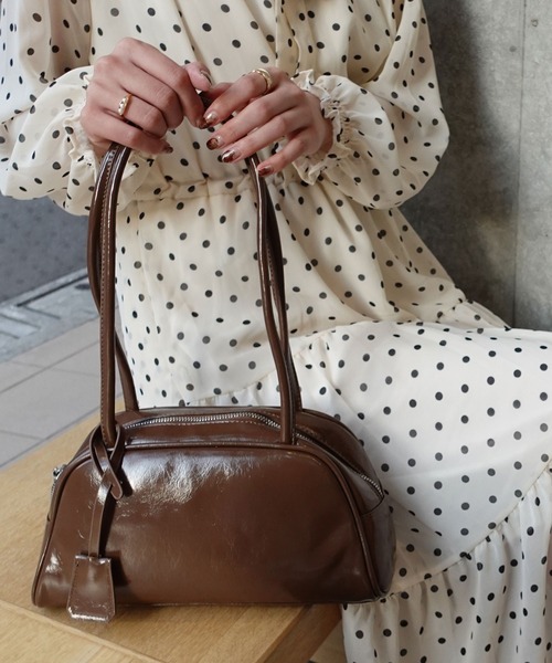 CORNERS(コーナーズ)の「ロングハンドバッグ(ハンドバッグ・レディース・シルバー/アイボリー/ブラック/ブラウン・FREE)」の21枚目の写真