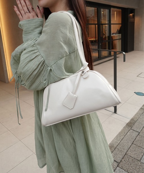 CORNERS(コーナーズ)の「ロングハンドバッグ(ハンドバッグ・レディース・シルバー/アイボリー/ブラック/ブラウン・FREE)」の5枚目の写真