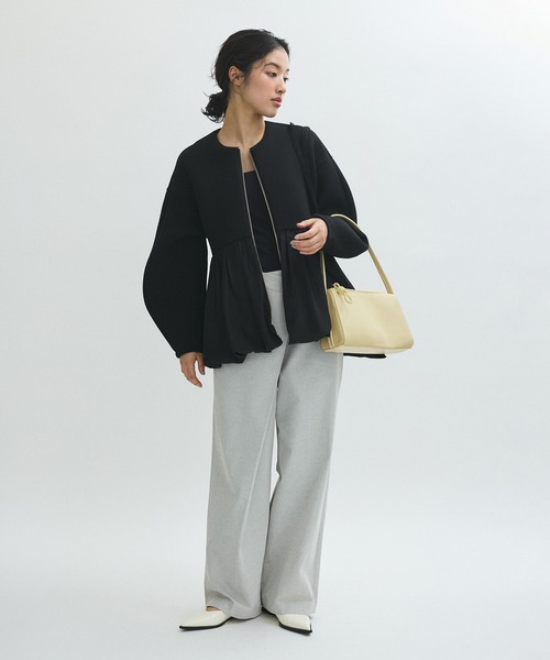 ADAM ET ROPE'（アダムエロペ）の「【サステナブル】ワンハンドルミニバッグ（ハンドバッグ・レディース・ブラック/クリーム・FREE）」の5枚目の写真