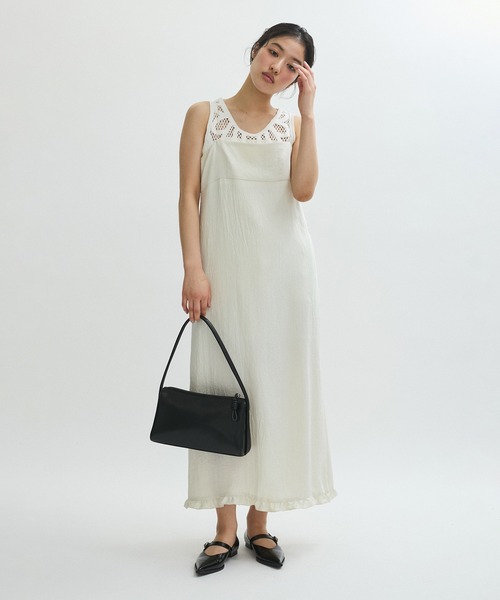 ADAM ET ROPE'（アダムエロペ）の「【サステナブル】ワンハンドルミニバッグ（ハンドバッグ・レディース・ブラック/クリーム・FREE）」の7枚目の写真