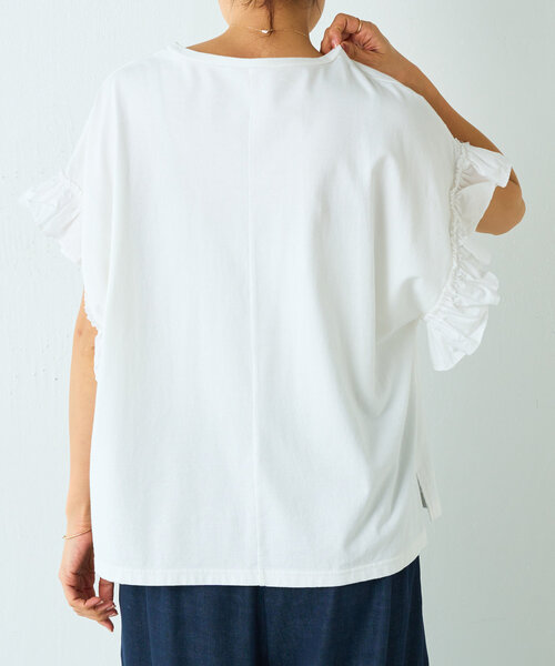 ビアズリー　フリルスリープTee 新品タグ付き フリルスリーブTee（Tシャツ/カットソー）｜BEARDSLEY