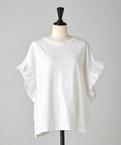 フリルスリーブTee（Tシャツ/カットソー）｜BEARDSLEY