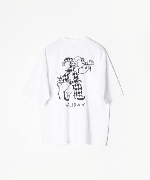 HOLIDAY 花柄　スーパーリブ　パフ　ロングスリーブ　トップス HOLIDAY（ホリデイ）の「SUPER RIB PUFF L/S TOPS (FLOWER