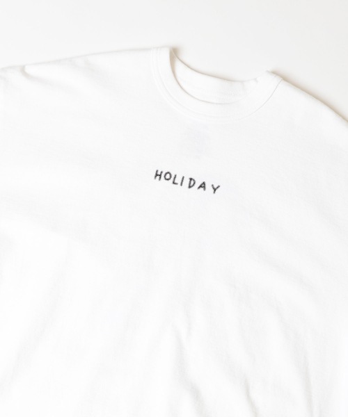 HOLIDAY(ホリデイ)の「SUPER FINE DRY S/S T-SHIRT (CLOWN) スーパーファインドライショートスリーブTシャツ (クラウン)(Tシャツ/カットソー・レディース・ピンク/ホワイト・M/XL)」の4枚目の写真