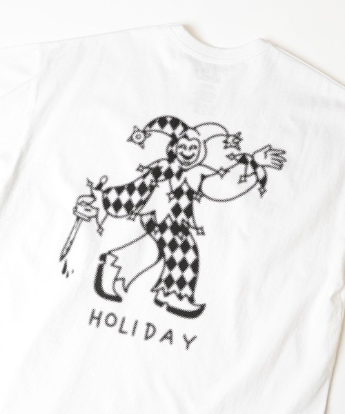 HOLIDAY(ホリデイ)の「SUPER FINE DRY S/S T-SHIRT (CLOWN) スーパーファインドライショートスリーブTシャツ (クラウン)(Tシャツ/カットソー・レディース・ピンク/ホワイト・M/XL)」の6枚目の写真