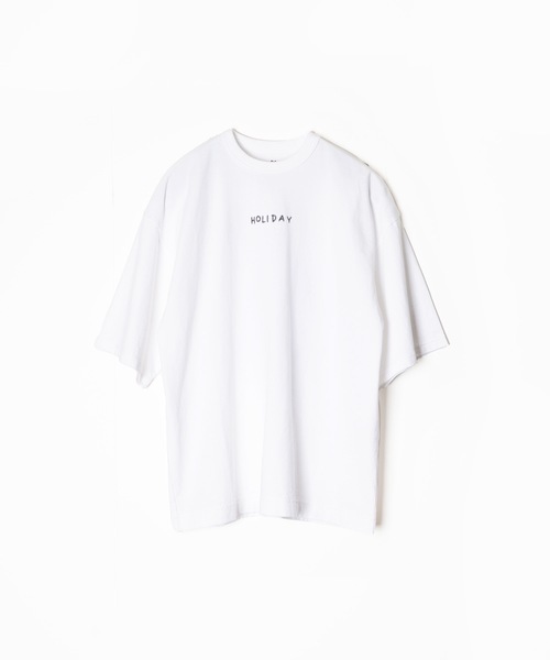 HOLIDAY(ホリデイ)の「SUPER FINE DRY S/S T-SHIRT (CLOWN) スーパーファインドライショートスリーブTシャツ (クラウン)(Tシャツ/カットソー・レディース・ピンク/ホワイト・M/XL)」の3枚目の写真