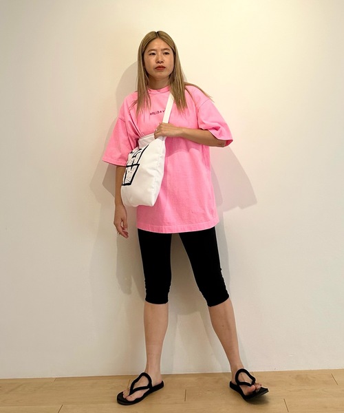 HOLIDAY(ホリデイ)の「SUPER FINE DRY S/S T-SHIRT (CLOWN) スーパーファインドライショートスリーブTシャツ (クラウン)(Tシャツ/カットソー・レディース・ピンク/ホワイト・M/XL)」の11枚目の写真