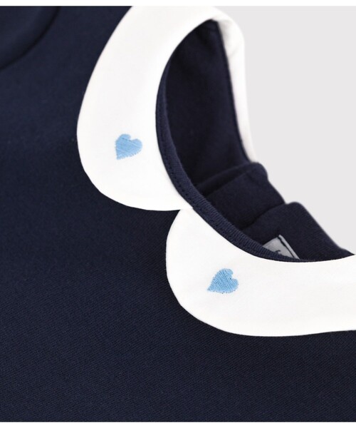 PETIT BATEAU(プチバトー)の「半袖ワンピース(ワンピース・キッズ・ネイビー・3YEAR/4YEAR/5YEAR)」の7枚目の写真