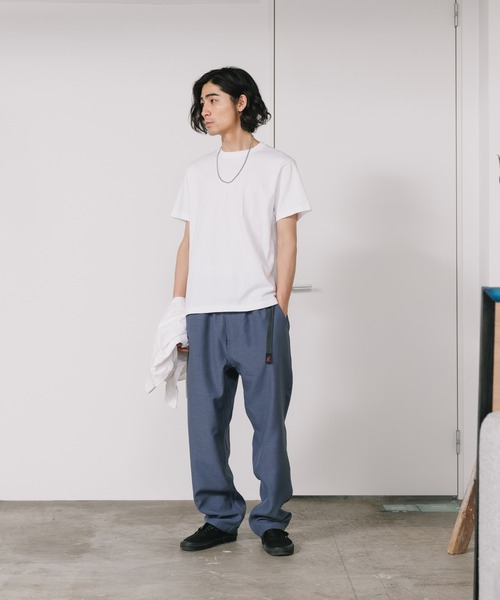 Gramicci（グラミチ）の「Gramicci/グラミチ LINEN BLEND EASY TAPERED PANT イージーテーパードパンツ（スラックス・メンズ・カーキ/ブルー/ベージュ/ブラック・XL/L/M/S）」の13枚目の写真