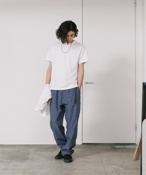 Gramicci（グラミチ）の「Gramicci/グラミチ LINEN BLEND EASY TAPERED PANT イージーテーパードパンツ（スラックス・メンズ・カーキ/ブルー/ベージュ/ブラック・XL/L/M/S）」の14枚目の写真
