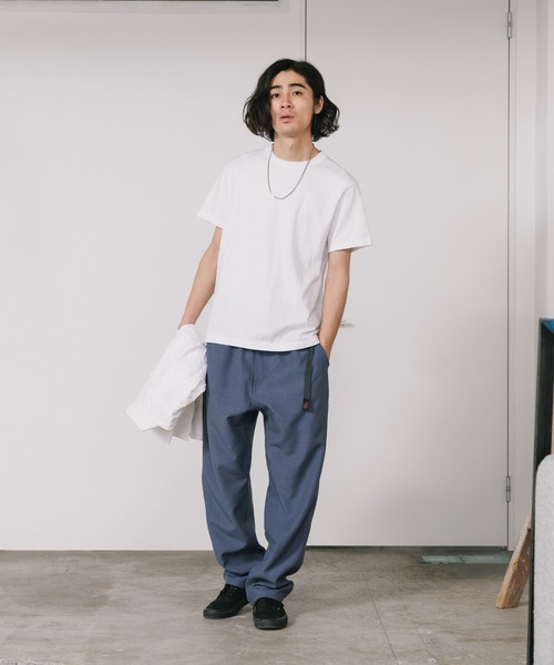 Gramicci（グラミチ）の「Gramicci/グラミチ LINEN BLEND EASY TAPERED PANT イージーテーパードパンツ（スラックス・メンズ・カーキ/ブルー/ベージュ/ブラック・XL/L/M/S）」の12枚目の写真