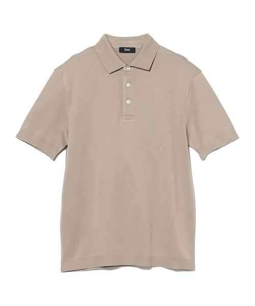 HERNO ヘルノ サイドスリット ジャージー ポロシャツ ロゴテープ ロゴ金具 12132600132-11.jpg