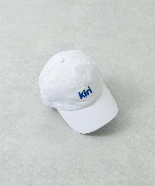 URBAN RESEARCH(アーバンリサーチ)の「『別注』Kiri×Wide Dad Logo Cap(キャップ・メンズ・ホワイト/ネイビー・FREE)」の6枚目の写真