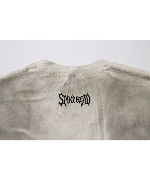 Ressaca（レサーカ）の「オーバーサイズダメージ刺繍ロゴTシャツ（Tシャツ/カットソー・メンズ・ブラック/ライトグレー・M/L/XL）」の3枚目の写真