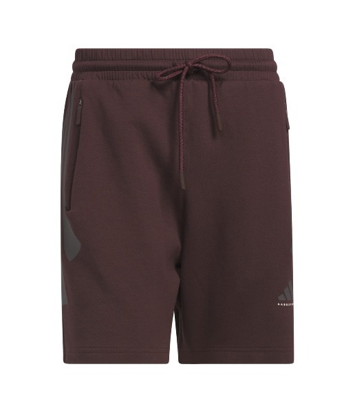 adidas(アディダス)の「adidas BASKETBALL SPACER SHORT(アディダス バスケットボール スペーサーショーツ(ジェンダーニュートラル))(その他パンツ・メンズ・レッド系/ベージュ系・LARGE/MEDIUM/X-LARGE)」の4枚目の写真