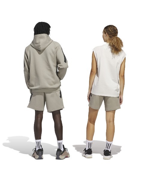 adidas(アディダス)の「adidas BASKETBALL SPACER SHORT(アディダス バスケットボール スペーサーショーツ(ジェンダーニュートラル))(その他パンツ・メンズ・レッド系/ベージュ系・LARGE/MEDIUM/X-LARGE)」の11枚目の写真