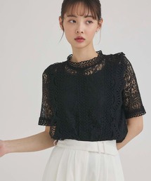 総レースフリルトップス