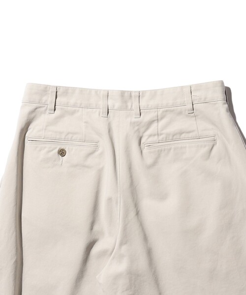 BEAMS PLUS(ビームスプラス)の「バイオ ウォッシュ 2プリーツ ツイル ショーツ(その他パンツ・メンズ・サックスブルー/オフホワイト・M/L)」の13枚目の写真