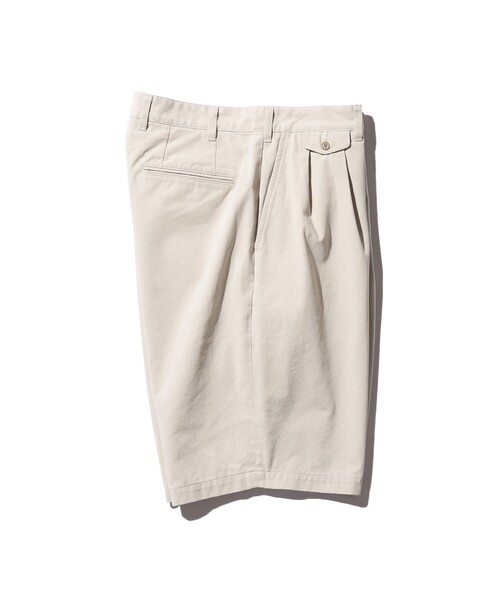 BEAMS PLUS(ビームスプラス)の「バイオ ウォッシュ 2プリーツ ツイル ショーツ(その他パンツ・メンズ・サックスブルー/オフホワイト・M/L)」の14枚目の写真