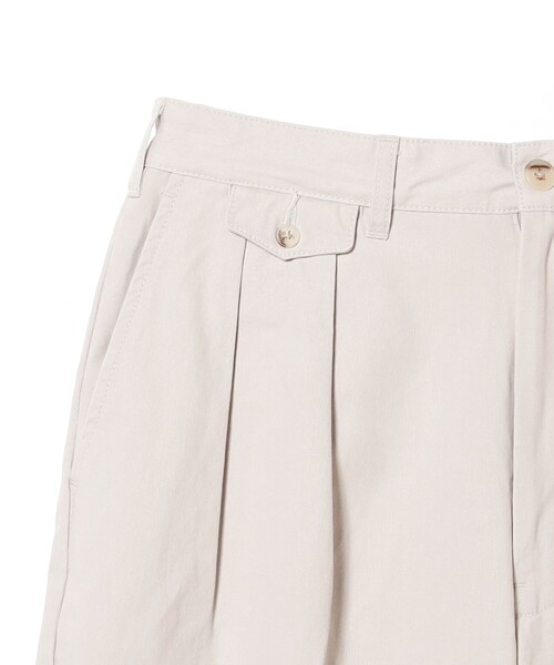 BEAMS PLUS(ビームスプラス)の「バイオ ウォッシュ 2プリーツ ツイル ショーツ(その他パンツ・メンズ・サックスブルー/オフホワイト・M/L)」の16枚目の写真