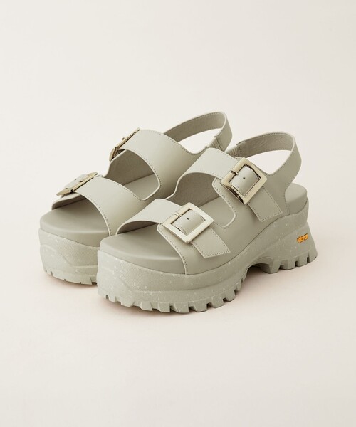 ODETTE E ODILE（オデットエオディール）の「ヴィブラムダブルベルト サンダル60↑（サンダル・レディース・ブラック/ベージュ・38/37/36/35）」の10枚目の写真