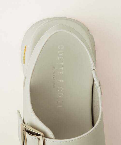 ODETTE E ODILE（オデットエオディール）の「ヴィブラムダブルベルト サンダル60↑（サンダル・レディース・ブラック/ベージュ・38/37/36/35）」の14枚目の写真