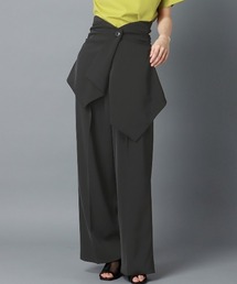 CIS. | CIS． リネンルックパンツ＆コルセット ウォッシャブル ストレッチ(その他パンツ)