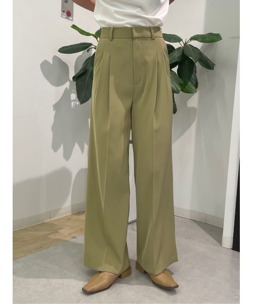 CIS.（シス）の「CIS． リネンルックパンツ＆コルセット ウォッシャブル ストレッチ（その他パンツ・レディース・オリーブ系/ブラック系・34(5号)/36(7号)/38(9号)/40(11号)）」の18枚目の写真