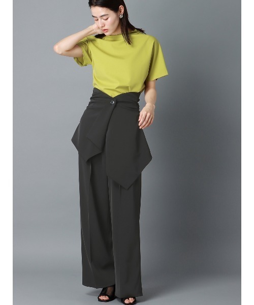 CIS.（シス）の「CIS． リネンルックパンツ＆コルセット ウォッシャブル ストレッチ（その他パンツ・レディース・オリーブ系/ブラック系・34(5号)/36(7号)/38(9号)/40(11号)）」の15枚目の写真