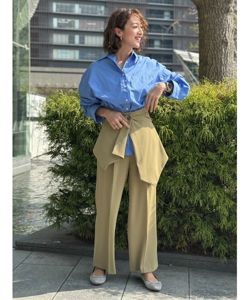 CIS.(シス)の「CIS. リネンルックパンツ&コルセット ウォッシャブル ストレッチ(その他パンツ・レディース・オリーブ系/ブラック系・34(5号)/36(7号)/38(9号)/40(11号))」の22枚目の写真