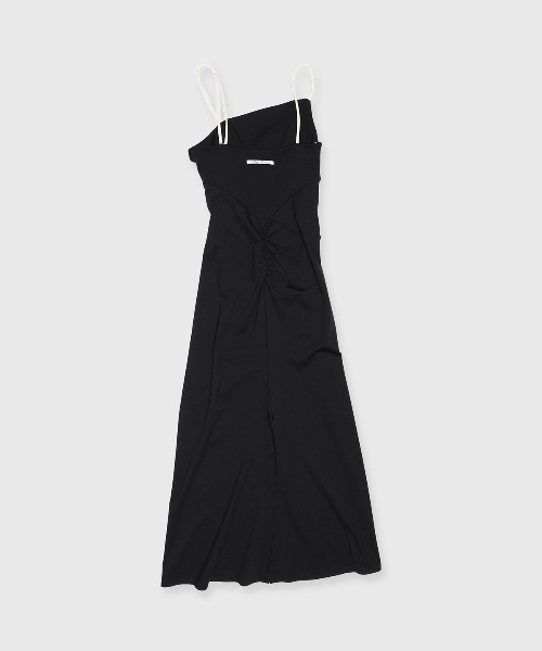 ASYMMETRY JERJEY DRESS/アシンメトリージャージドレス